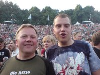 Jörg 2008 auf dem Ärzte Konzert